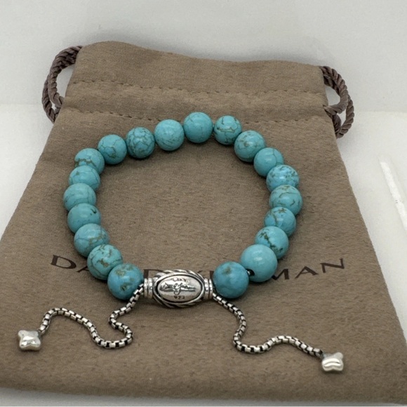 David Yurman Turquoise Spiritual Bead Bracelet - Picture 6 of 6